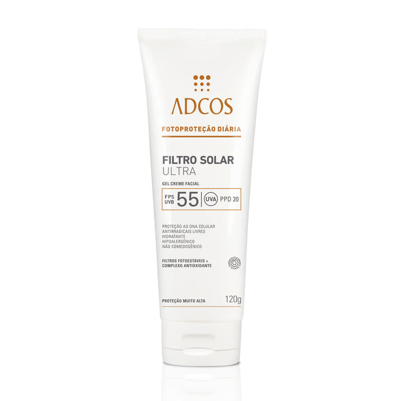 Protetor Solar Ultra Gel Creme Incolor FPS 55 - Proteção Muito Alta