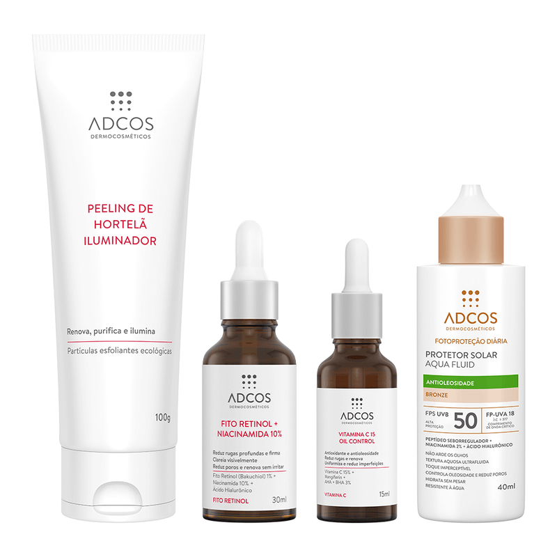 Kit Glow Natural para Pele Oleosa