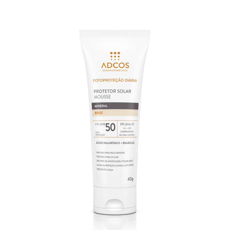 Protetor Solar Mousse Tonalizante FPS 50 - Mineral