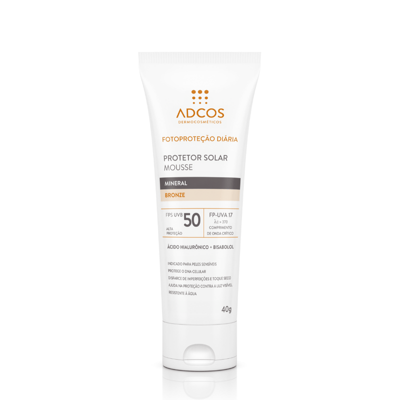 Protetor Solar Mousse Tonalizante FPS 50 - Mineral